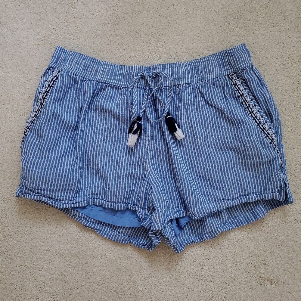 NWOT Vineyard Vines Striped Embroidered Pull-On Shorts in Marlin szS